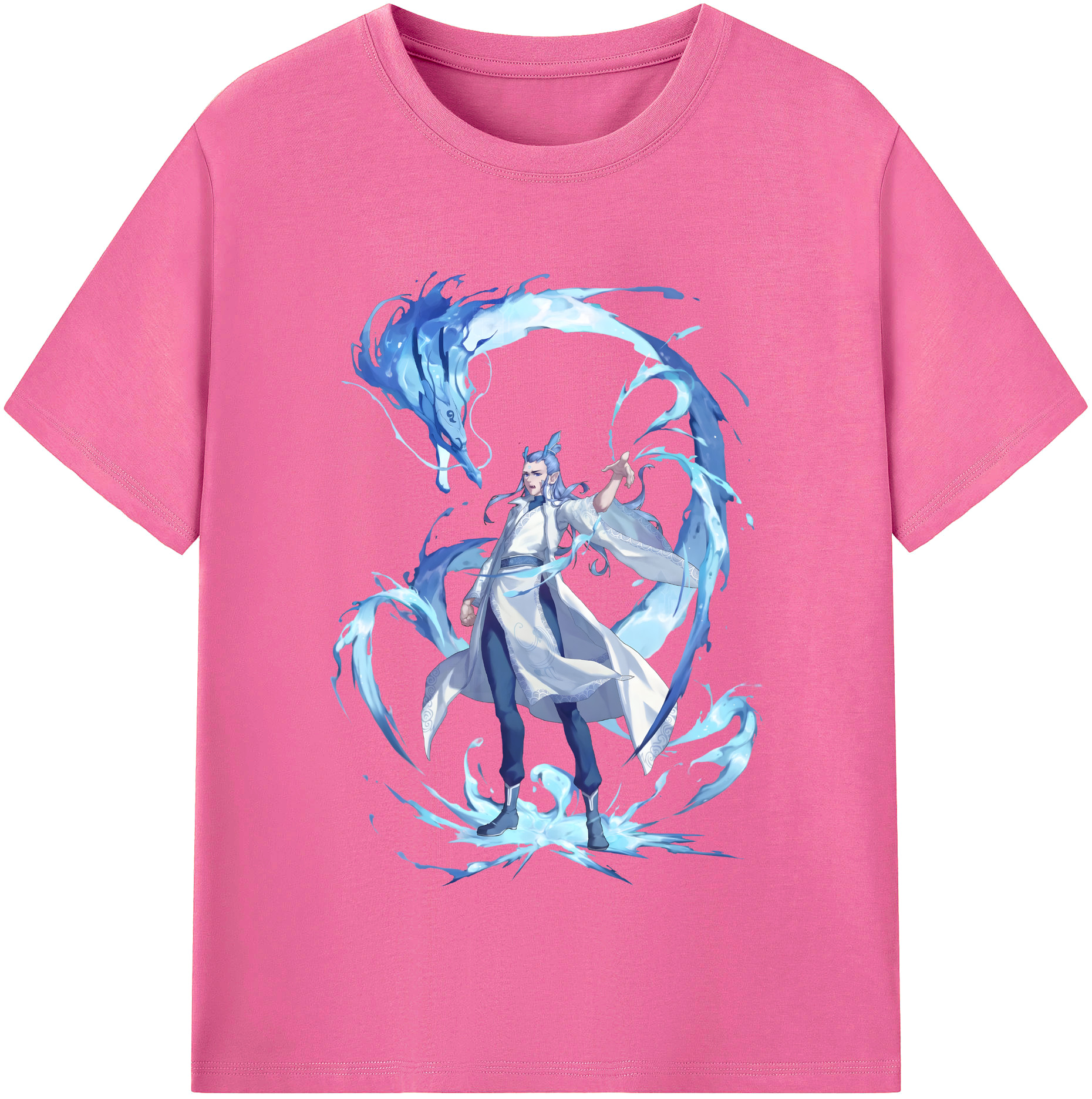 （画像用） Ne Zha 2 ナタ 魔童の大暴れ レディースカジュアルプリントTシャツ（綿100％）